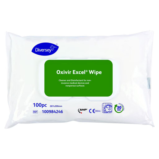 Servetele dezinfectante suprafete, efect virucid, Oxivir Excel 100 buc/pach