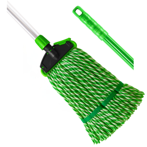 Set mop profesional Mop microfibra Kentucky, alb-verde, 200 gr