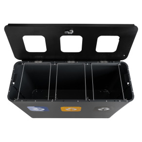 Set 3 cosuri gunoi colectare selectiva premium EKO STAR, 3*60 litri