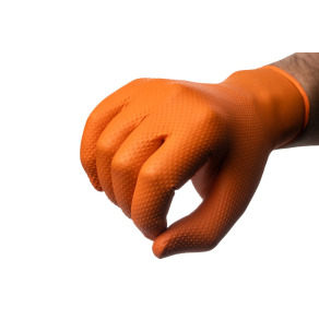 Mercator GoGrip, manusi nitril de protectie, examinare, orange, M