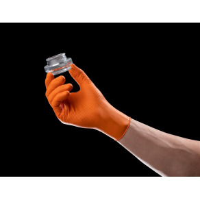 Mercator GoGrip, manusi nitril de protectie, examinare, orange, XL