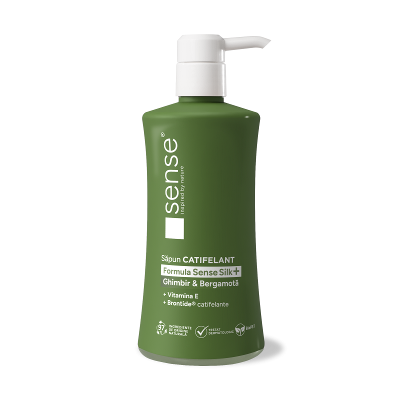 Sapun lichid gel Sense Ghimbir & Bergamota, 330 ml