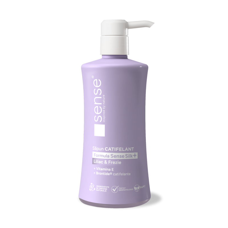 Sapun lichid gel Sense Liliac & Frezie, 330 ml