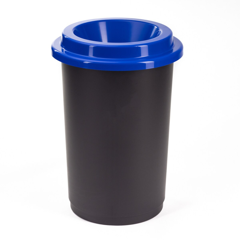 Cos gunoi colectare selectiva, 50 litri, capac deschis