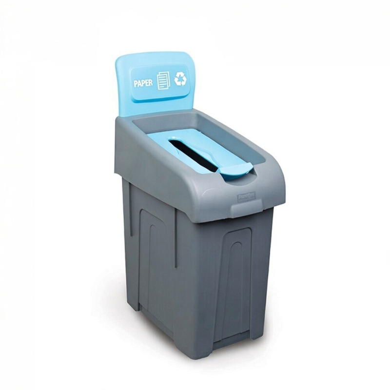 Cos gunoi colectare selectiva, albastru/ hartie, PP Premium, 50 litri