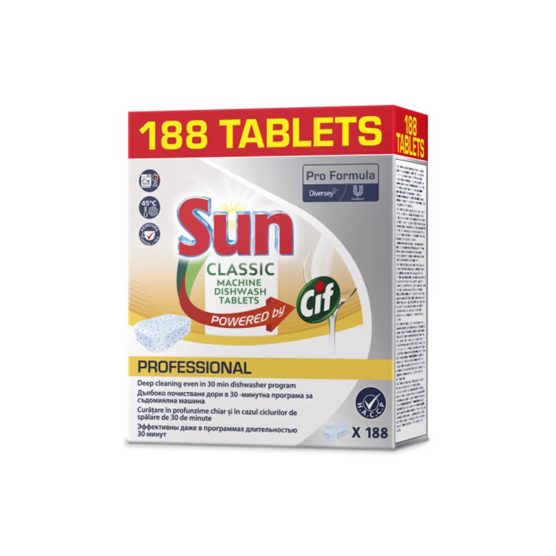 Tablete masina de spalat vase Cif Pro Formula All in1, 188 bucati