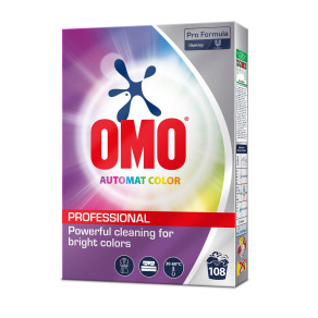 Omo Professional Color, detergent rufe automat, 108 spalari