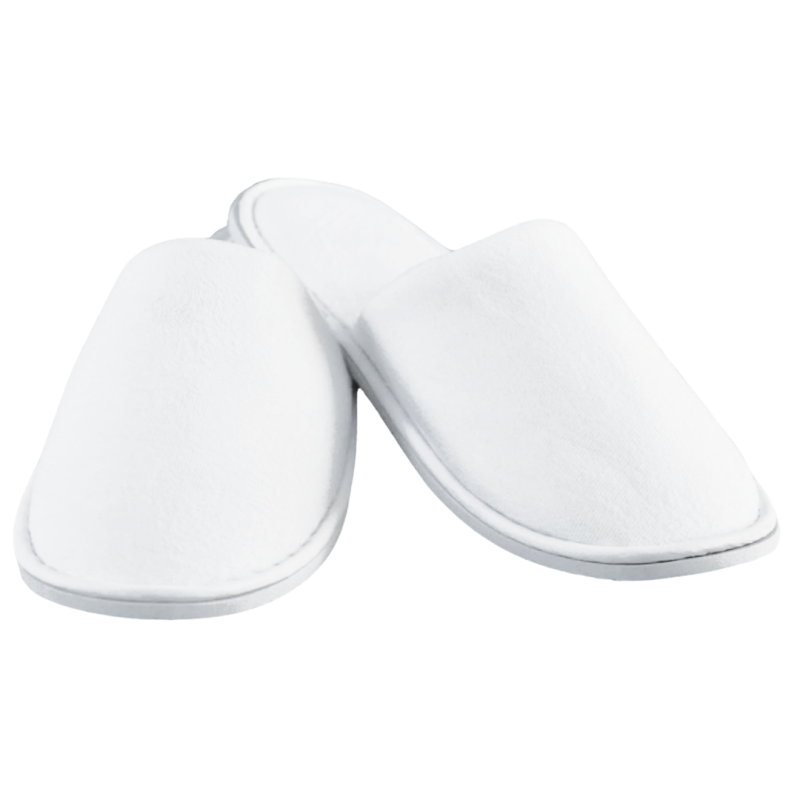 Papuci hotelieri Premium Velur, inchis mare, 3 mm
