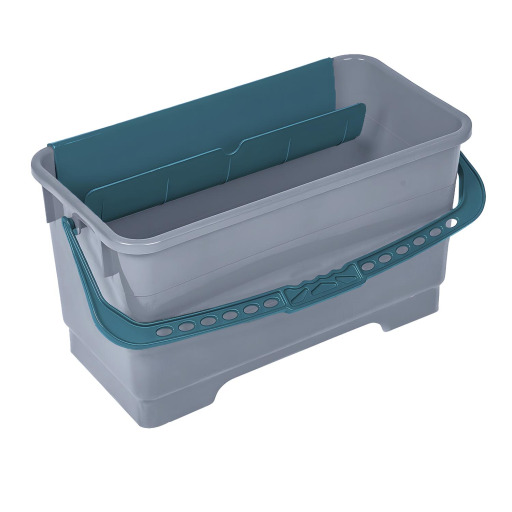 Galeata plastic verde pentru racleta de sters geamurile, 20l