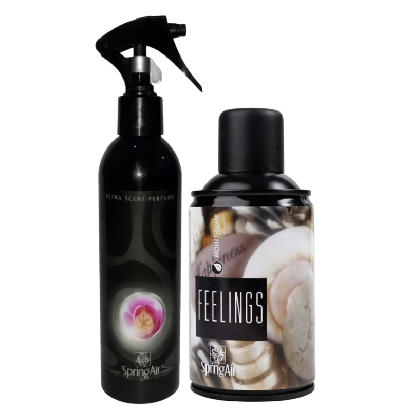 Pachet Spring Air Feelings - Odorizant Camera si textile + Rezerva Odorizant Camera