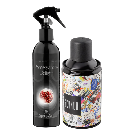 Pachet Spring Air Grapes - Odorizant Camera si textile + Rezerva Odorizant Camera