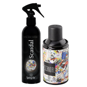 Pachet Spring Air Scandal - Odorizant Camera si textile + Rezerva Odorizant Camera