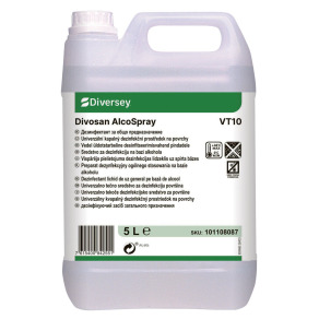 Divosan Alcospray, dezinfectant suprafete industria alimentara, 5 litri