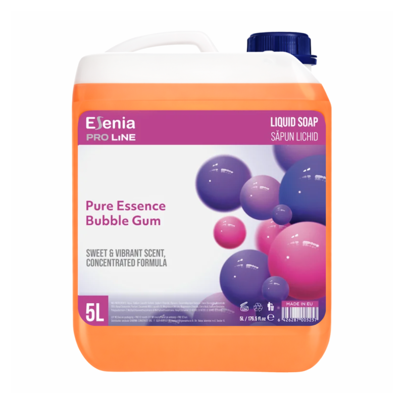 Sapun lichid Esenia Pro Line Bubble Gum, premium 5 litri