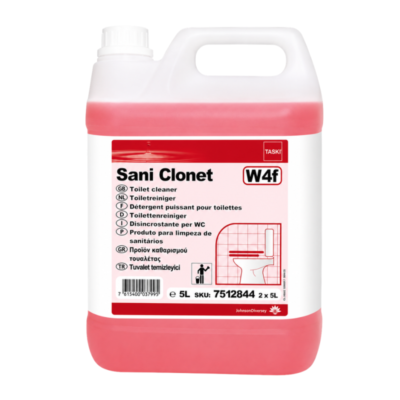Detergent detartrant grupuri sanitare - Sani Clonet Taski, 5 litri