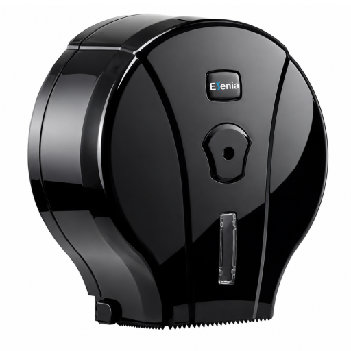 Dispenser hartie igienica Mini Jumbo Esenia - ABS negru
