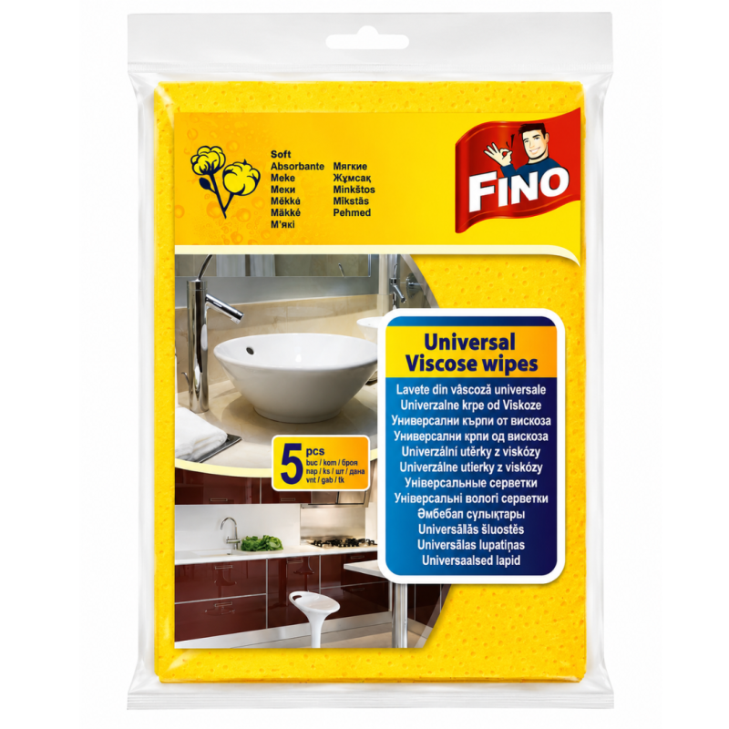 Lavete universale vascoza Fino, 5 buc / set