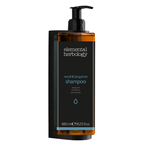 Pachet dispenser hotelier sampon + suport perete, Elemental Herbology, 480 ml