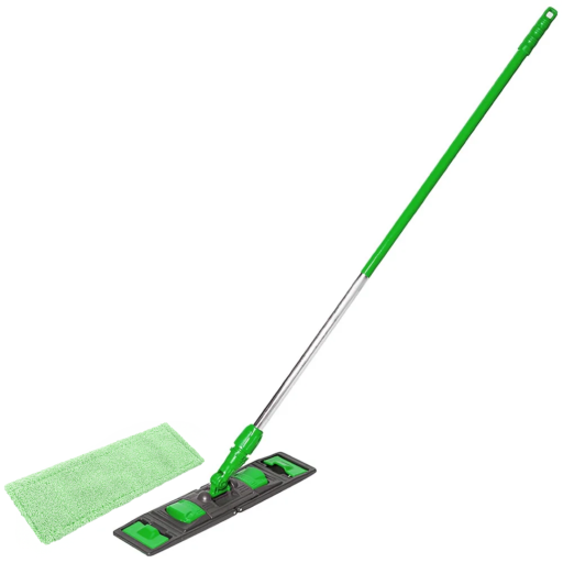Set mop profesional Esenia Wings System, 40 cm verde + maner aluminiu