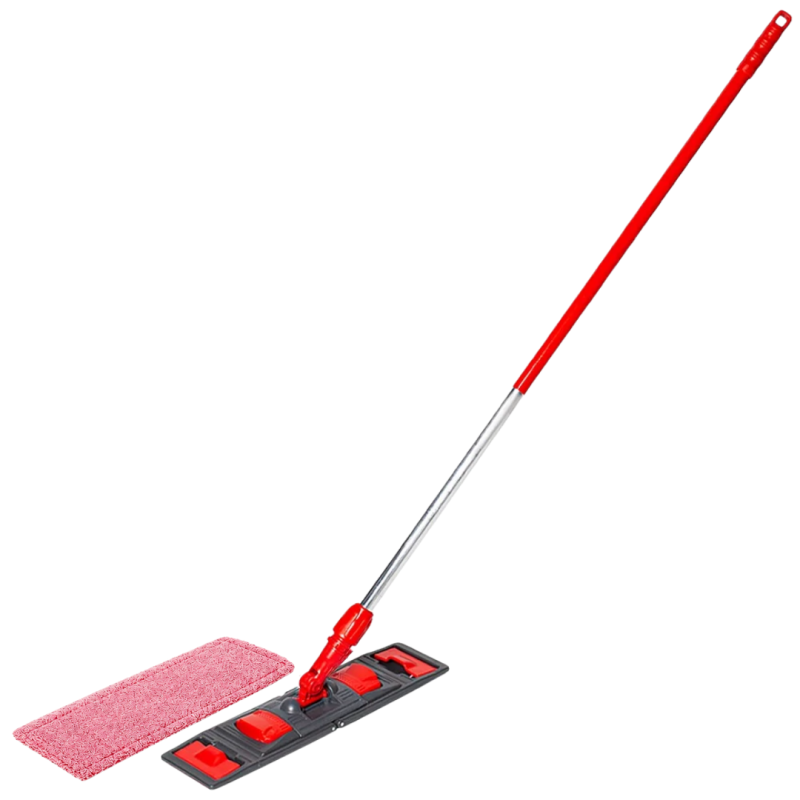 Set mop profesional Esenia Wings System, 40 cm rosu + maner aluminiu