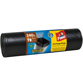 Saci gunoi menajeri - Fino, 240 litri, 8 buc/ rola