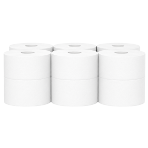 Hartie igienica celuloza pura, extra alba, Mini Jumbo, 300 grame