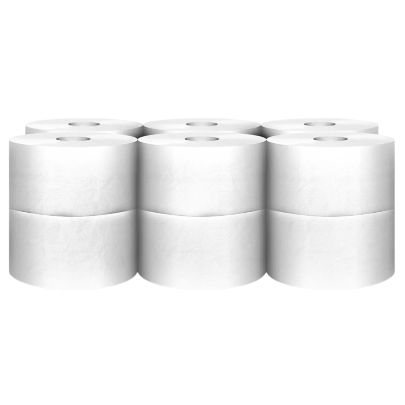 Hartie igienica Esenia Mini Jumbo deink, 2 straturi, 300 grame