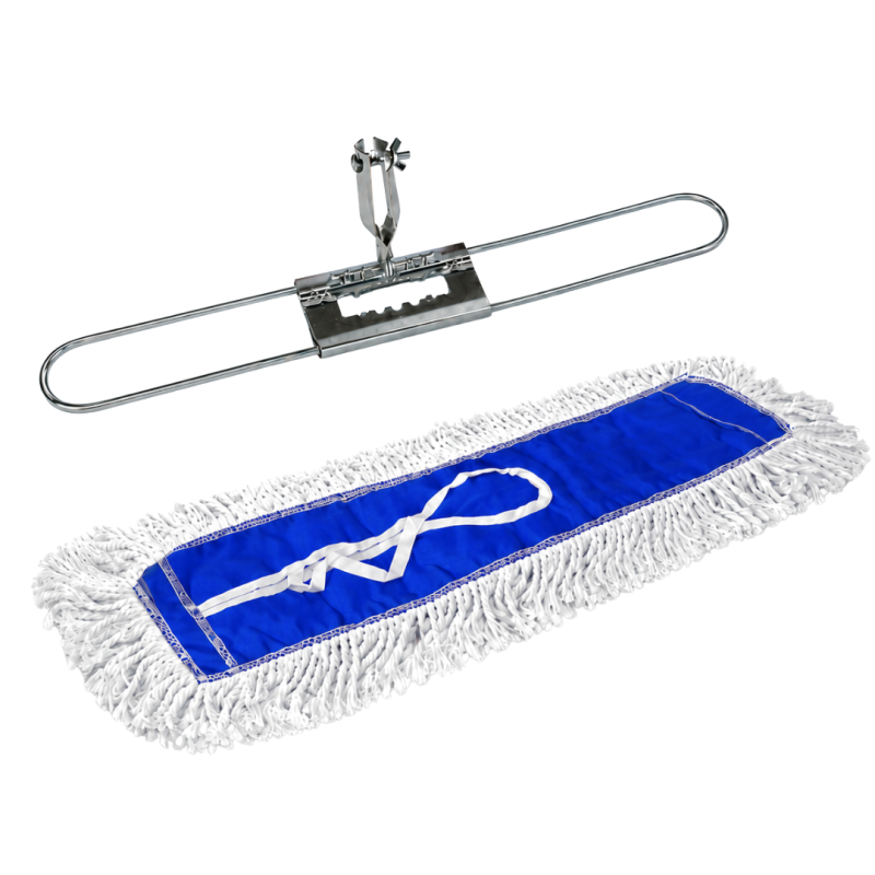 Set suport Damp Mop Vermop + rezerva mop din bumbac 60 cm