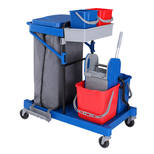 Carucior curatenie profesional - Esenia Compact, sac colector 120 L