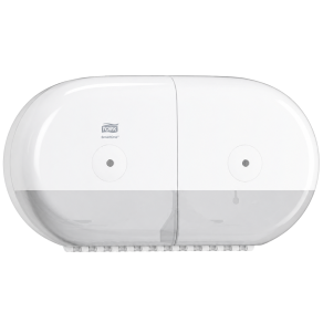 Linie Tork Alb, dispenser hartie igienica SmartOne Twin Mini T9 + dispenser prosoape hartie...