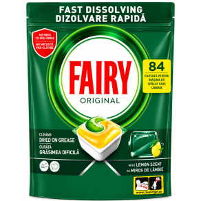 Detergent capsule pentru masina de spalat vase Fairy All in One, 84 spalari