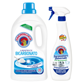 Pachet Detergent Lichid Chanteclair Bicarbonat 1575ml + Chante Clair, degresant universal...