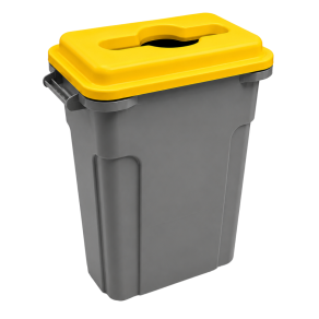 Set cosuri gunoi colectare selectiva, plastic, 3*70 litri
