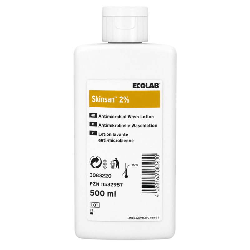 Sapun dezinfectant pentru maini Skinsan 2%, 500ml
