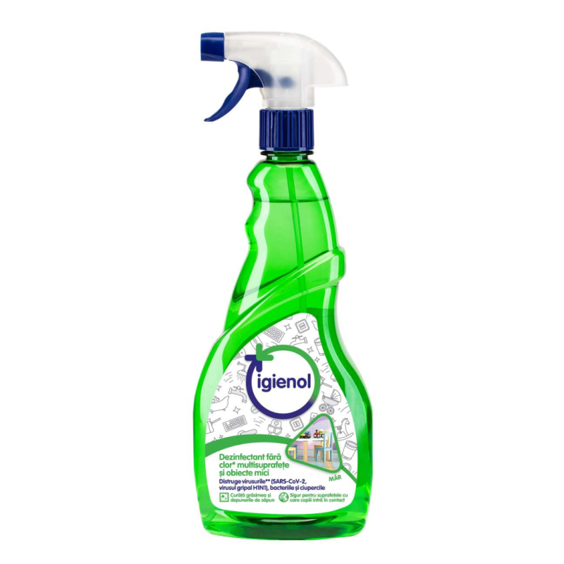 Dezinfectant Igienol Multi action spray 750 ml, mar verde
