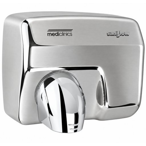 Uscator maini Mediclinics SANIFLOW, inox satinat