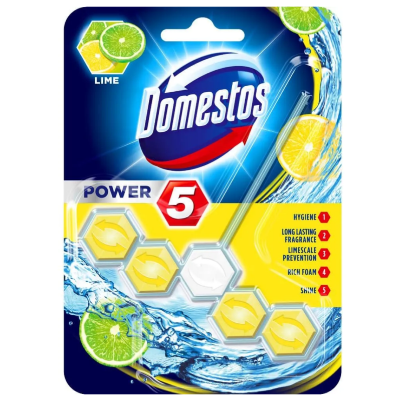 Odorizant wc Power 5 - Domestos Lime