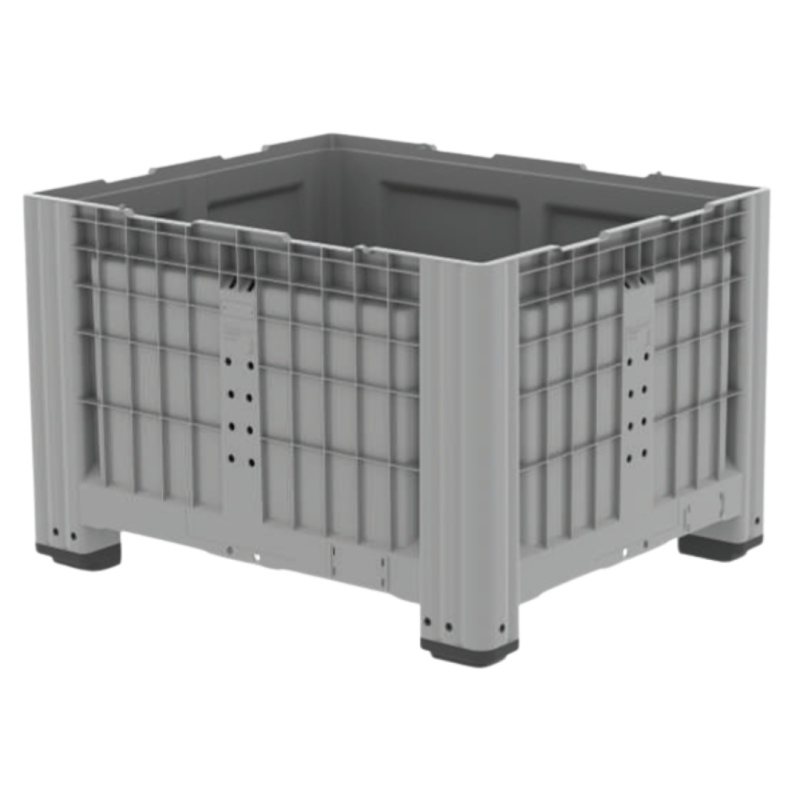 Box palet din plastic HDPE, 690 litri, 120 x 100 x 78.5 cm