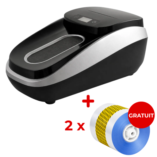 Pachet Dispenser automat botosei unica folosinta Dr. Mayer + 2 role acoperitori pantofi GRATUIT