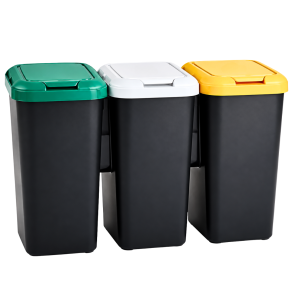 Set cos gunoi colectare selectiva Trio, 25 litri