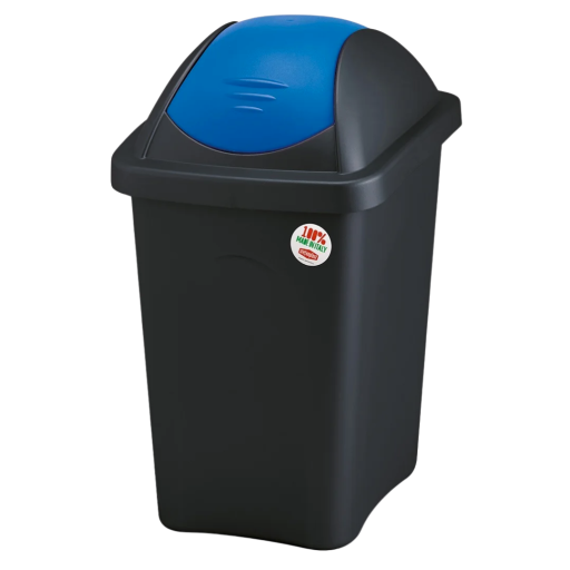 Cos gunoi colectare selectiva Multipat, 60 litri, albastru