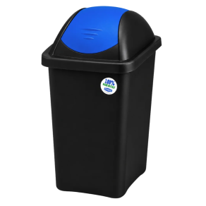 Cos gunoi colectare selectiva Multipat, 60 litri, albastru