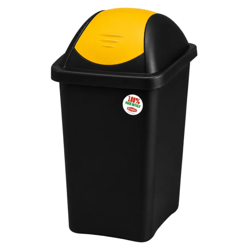 Cos gunoi colectare selectiva Multipat, 60 litri, galben