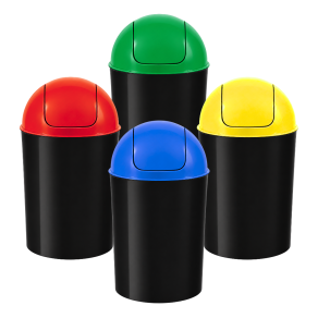Cos gunoi capac batant, Flip Flap Delta, 12 litri