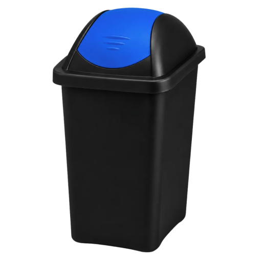Cos gunoi colectare selectiva Multipat, 30 litri, albastru