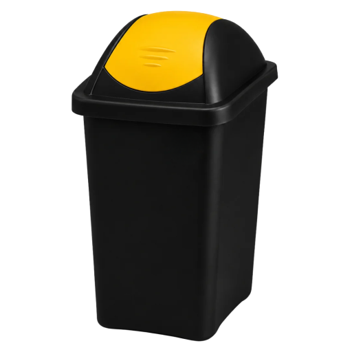 Cos gunoi colectare selectiva Multipat, 60 litri, galben