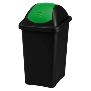 Cos gunoi colectare selectiva Multipat, 30 litri, verde
