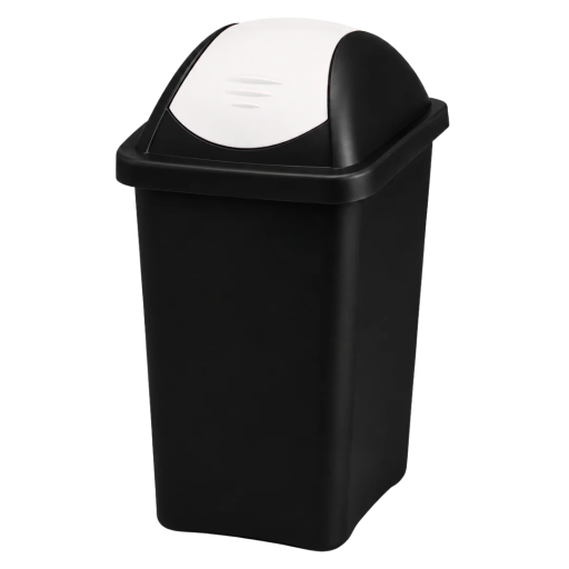 Cos gunoi colectare selectiva Multipat, 60 litri, alb