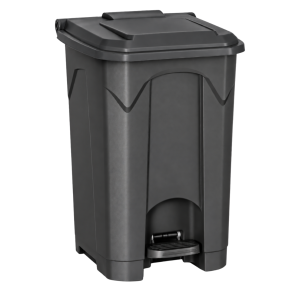 Cos gunoi colectare selectiva cu pedala, 45 litri, verde