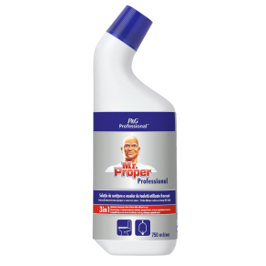 Detergent curatare vase toaleta, Mr. Proper Professional Toilet, 750 ml